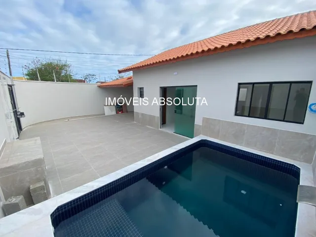 Imagem: Casa Nova com Três Dormitótios e Piscina