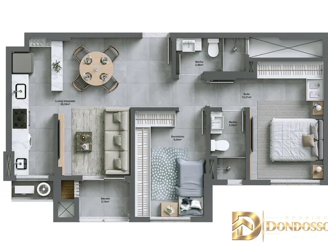 Imagem 8: Bellante Residencial - Viva com Conforto e Estilo a 220M do Estádio Heriberto Hülse!