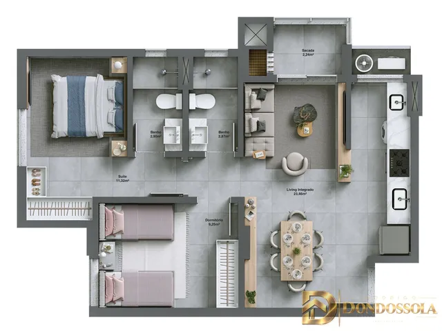 Imagem 10: Bellante Residencial - Viva com Conforto e Estilo a 220M do Estádio Heriberto Hülse!