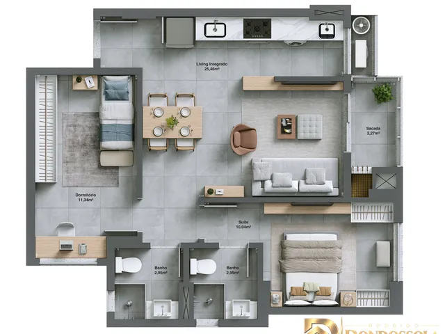 Imagem 14: Bellante Residencial - Viva com Conforto e Estilo a 220M do Estádio Heriberto Hülse!