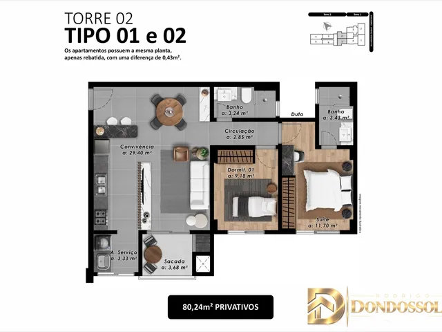 Imagem 6: Apartamento Garden 2 Quartos | 143 M²