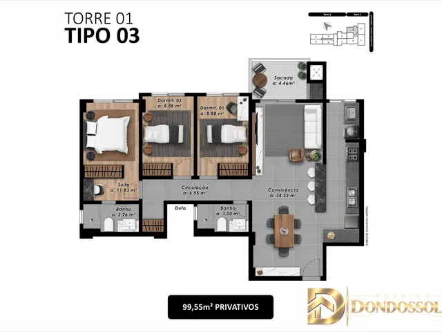 Imagem 7: Apartamento Garden 2 Quartos | 143 M²