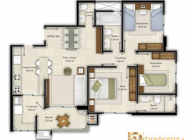 Imagem 10: Apartamento em Andar Alto com Vista Livre e Financiamento Direto, Venha Conhecer