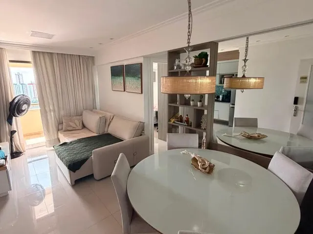 Imagem 7: Alugo Apartamento de 67m2 semi-mobiliado nascente no Brisas Club com 2/4, suíte