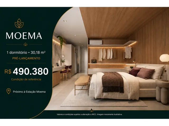 Imagem: Apartamento À Venda em Moema com 1 Dormitório