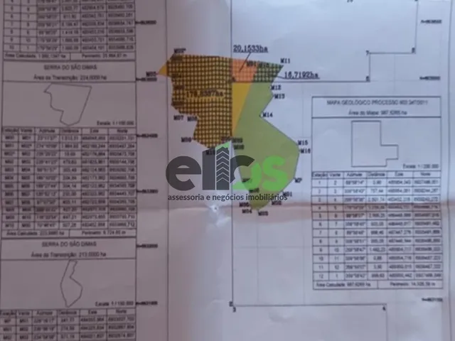 Imagem: JAZIDA DE DIAMANTE e outros minerais preciosos