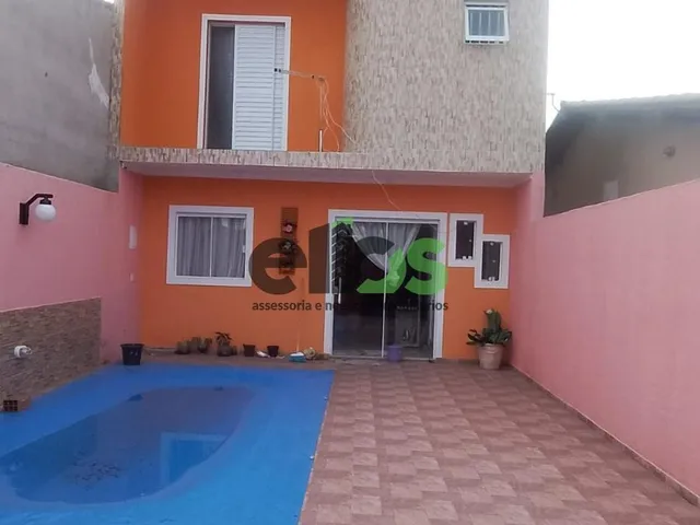 Imagem 1: Casa C/ 03 Suítes, Cozinha C/ Modulados, Piscina, 126M² À Venda por R$585.000,00 - Resid. Villa Amato - Sorocaba/Sp