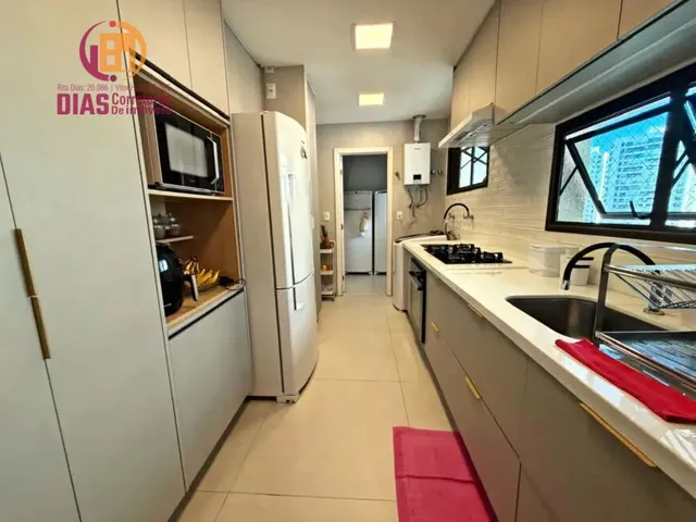 Imagem 2: Vendo lindo Apartamento no Resort Le Parc com 112m², varanda gourmet, 3/4, 2 suítes, 2