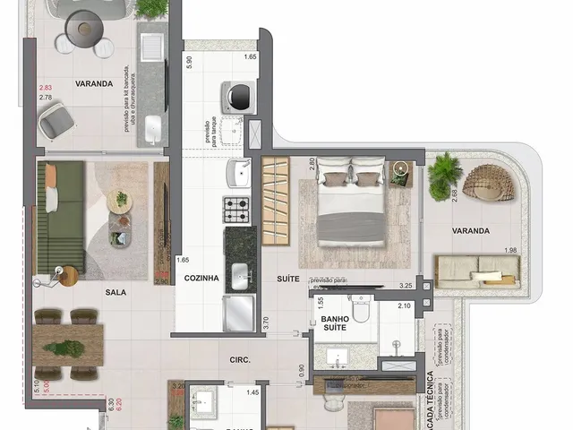 Imagem 5: Apartamento à venda no bairro Barra da Tijuca - Rio de Janeiro/RJ