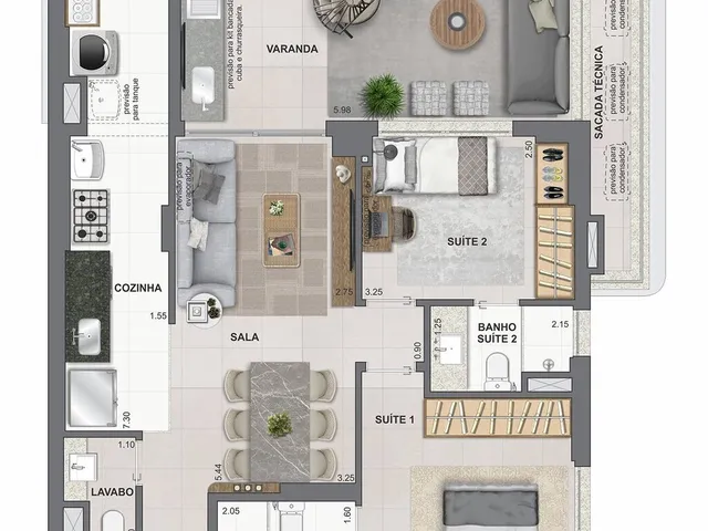 Imagem 7: Apartamento à venda no bairro Barra da Tijuca - Rio de Janeiro/RJ
