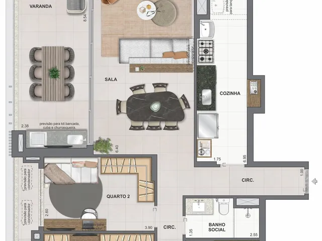Imagem 9: Apartamento à venda no bairro Barra da Tijuca - Rio de Janeiro/RJ