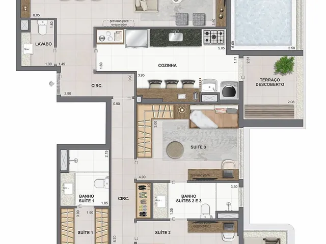 Imagem 13: Apartamento à venda no bairro Barra da Tijuca - Rio de Janeiro/RJ