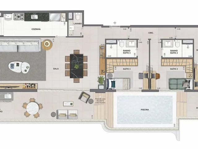 Imagem 14: Apartamento à venda no bairro Barra da Tijuca - Rio de Janeiro/RJ