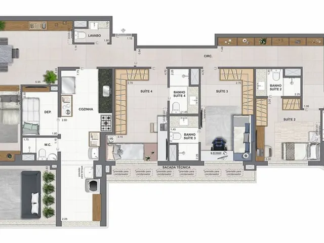 Imagem 16: Apartamento à venda no bairro Barra da Tijuca - Rio de Janeiro/RJ