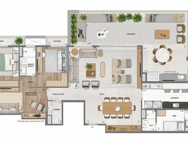 Imagem 9: Concept Apartamento com 4 dormitórios