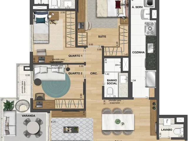 Imagem 3: Apartamento à venda no bairro Maracanã - Rio de Janeiro/RJ