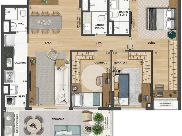 Imagem 13: Apartamento à venda no bairro Maracanã - Rio de Janeiro/RJ