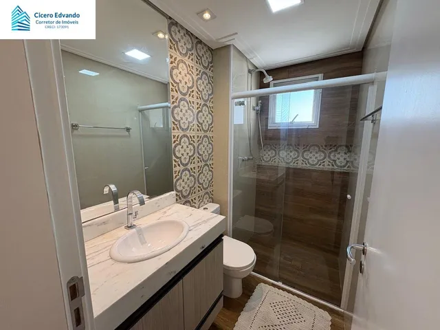 Imagem 13: Apartamento de 95m2, entrada de serviço e social, tem 03 dormitórios, sendo 01 Suite