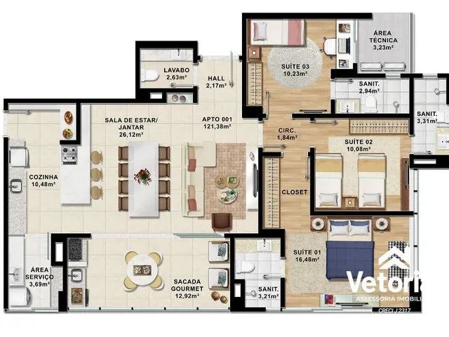 Imagem 16: Diga olá, ao seu paraíso residencial no Renato Gonçalves! Este apartamento excepcional