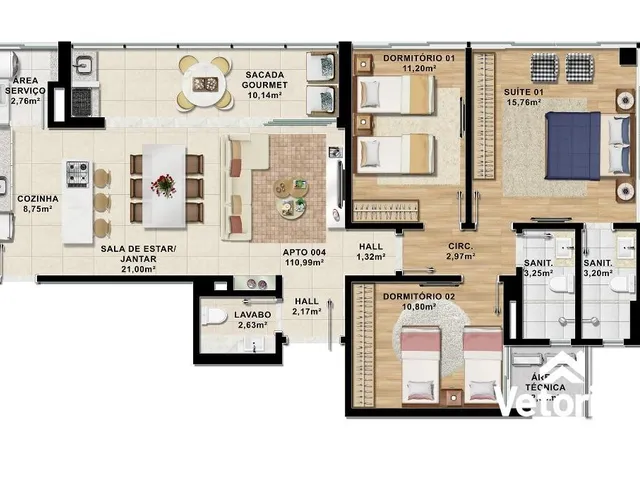 Imagem 3: Diga olá, ao seu paraíso residencial no Renato Gonçalves! Este apartamento excepcional