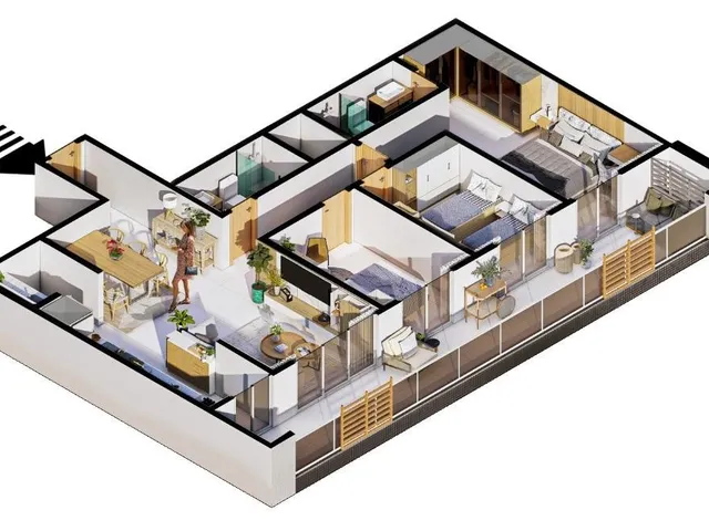Imagem 7: Maravilhoso apartamento de 3 quartos, sendo 1 suíte, localizado em uma região