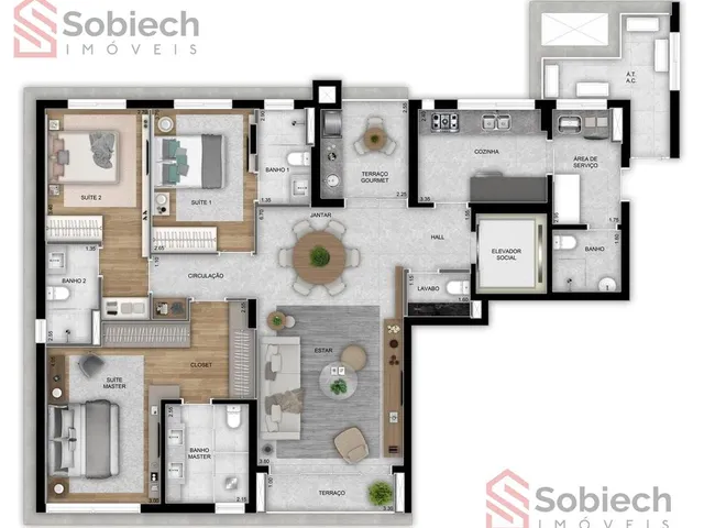 Imagem 10: Descubra o Álamo: um projeto de apartamento de alto padrão em Curitiba que vai