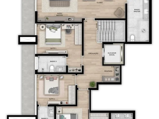 Imagem 13: Descubra o Álamo: um projeto de apartamento de alto padrão em Curitiba que vai