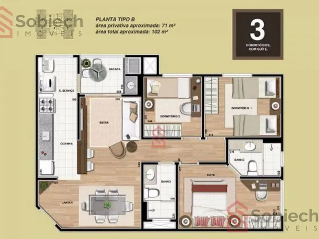 Imagem 7: 0 Apartamento com 3 dormitórios