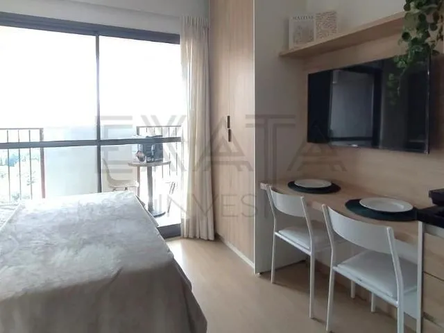 Imagem: O apartamento possui 1 Dormitório, 1 Banheiro, 800m² de