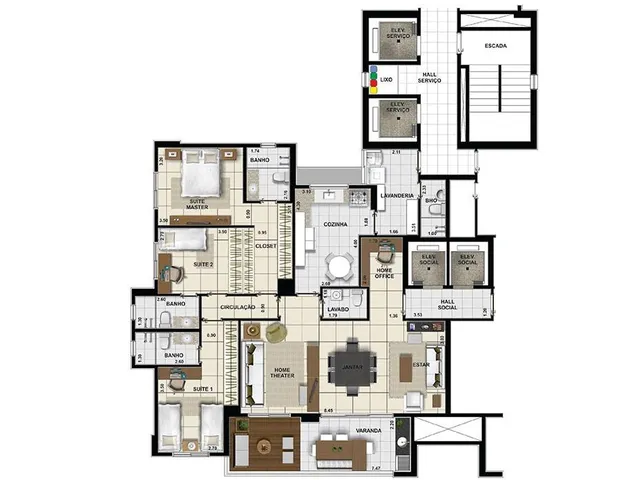 Imagem 7: 0 Apartamento com 4 dormitórios