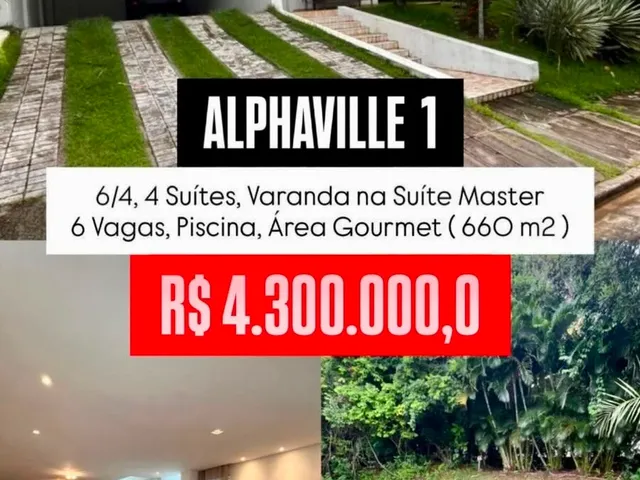 Imagem 1: Casa em Alphaville I - 6/4