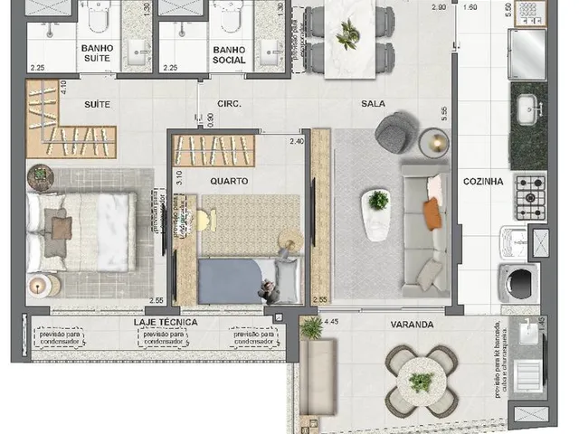 Imagem 4: Apartamento à venda no bairro Barra da Tijuca - Rio de Janeiro/RJ