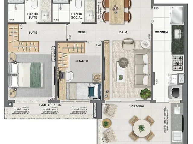Imagem 5: Apartamento à venda no bairro Barra da Tijuca - Rio de Janeiro/RJ