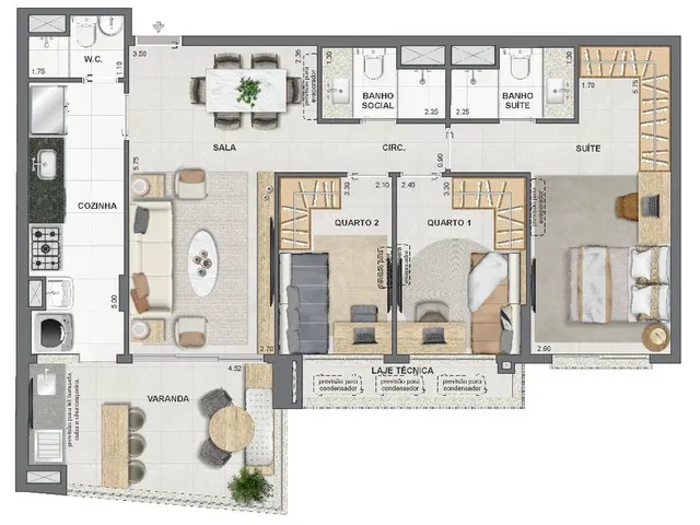 Imagem 10: Apartamento à venda no bairro Barra da Tijuca - Rio de Janeiro/RJ