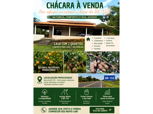 Imagem 14: Vendo Chácara em Professor Jamil 4.000 Metros