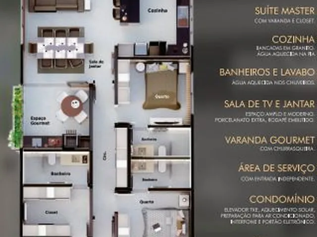 Imagem 4: Apartamento À Venda, 140 M² por R$ 1.200.000,00 - Centro - Patos de Minas/Mg