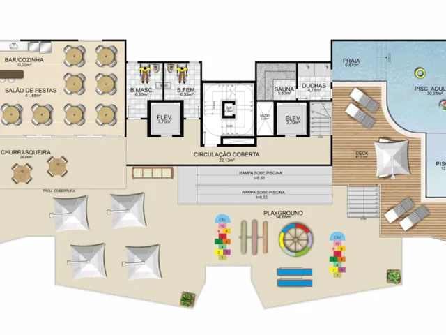 Imagem 5: Costa do Havaí Apartamento com 2 dormitórios