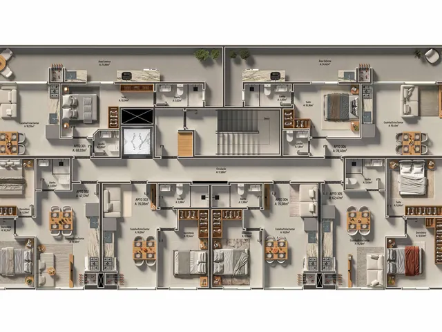 Imagem 3: Madryn Waves Apartamento com 2 dormitórios