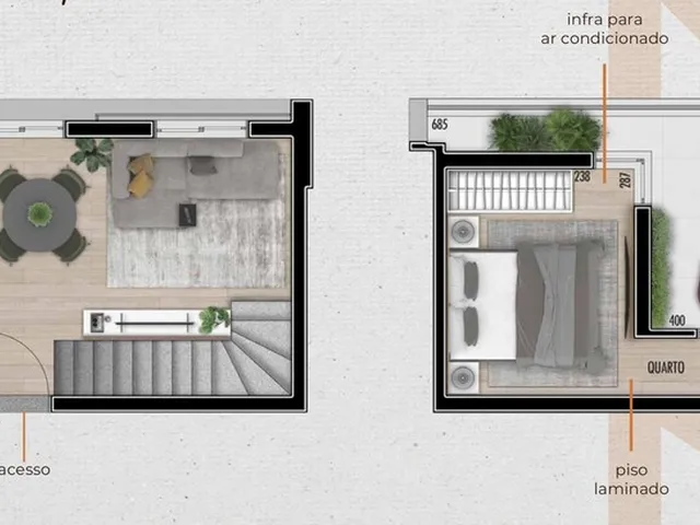 Imagem 6: Serra Dourada Apartamento com 2 dormitórios