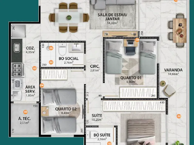 Imagem 9: Top Living - Residencial