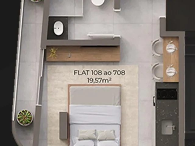 Imagem 10: Urban Prime Apartamento com 1 dormitório