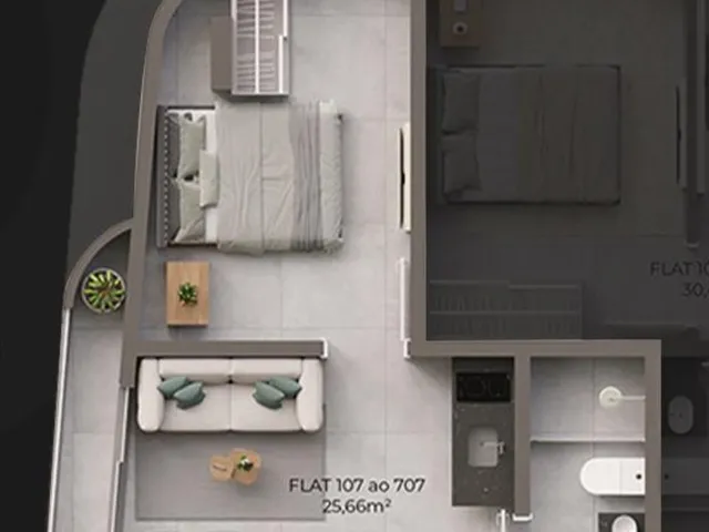 Imagem 5: Urban Prime Apartamento com 1 dormitório