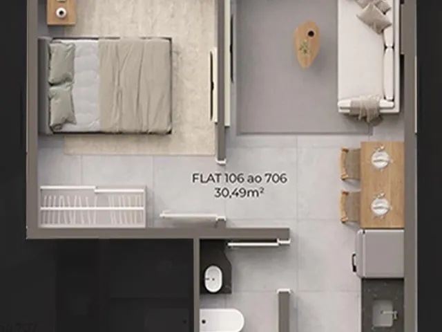 Imagem 9: Urban Prime Apartamento com 1 dormitório