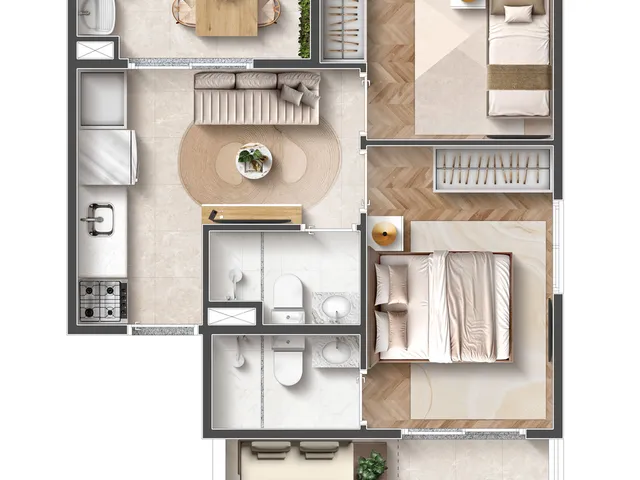 Imagem 3: Ver Klabin Apartamento com 2 dormitórios