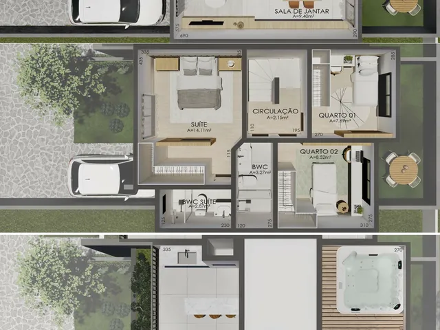 Imagem 3: Mykonos Casa em condomínio com 3 dormitórios