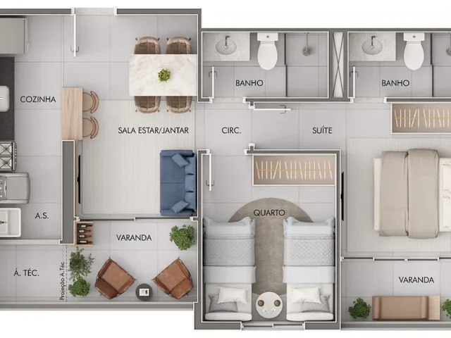 Imagem 13: GS Vivace Apartamento com 2 dormitórios