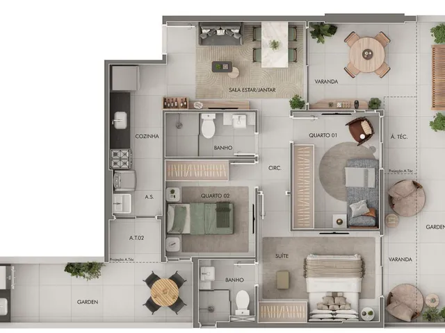 Imagem 5: GS Vivace Apartamento com 2 dormitórios
