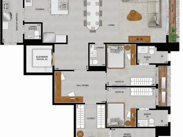 Imagem 12: City Garten Apartamento com 4 dormitórios