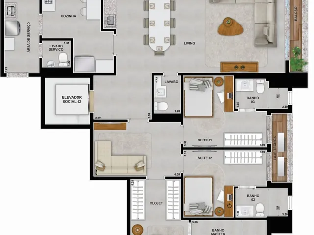 Imagem 13: City Garten Apartamento com 4 dormitórios