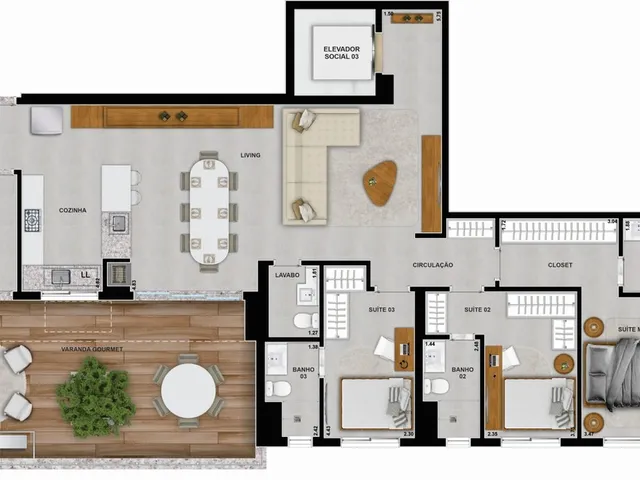 Imagem 14: City Garten Apartamento com 4 dormitórios